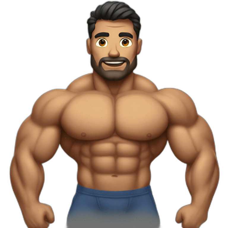 Hombre bodybuilder emoji