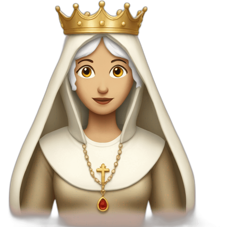 Mother Mary the queen of angels emoji