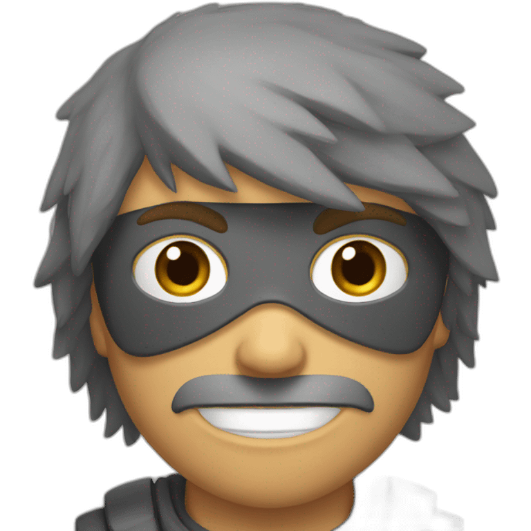 a mix of bear and eagle grey and hairy ninja emoji