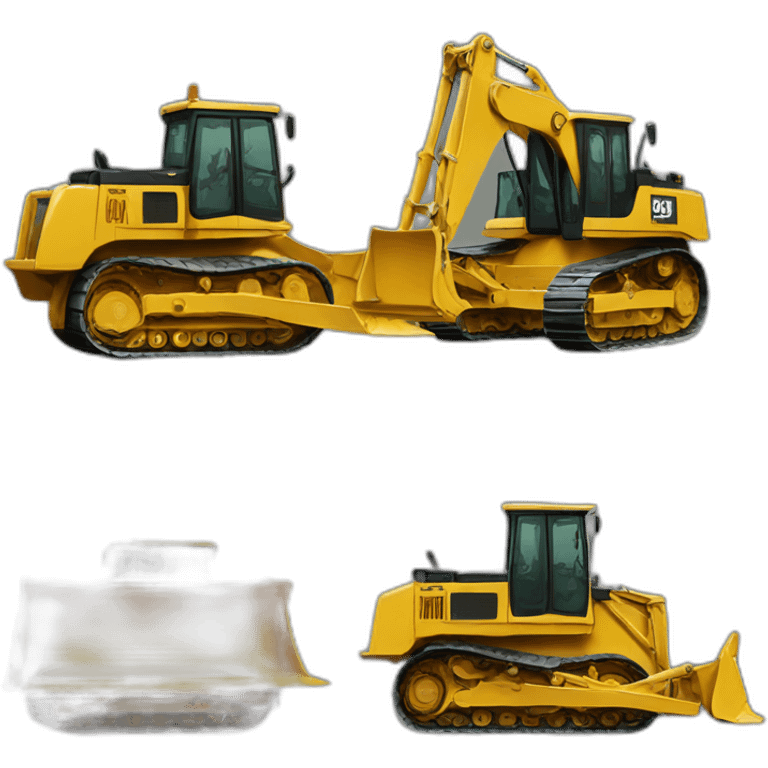 bulldozer emoji