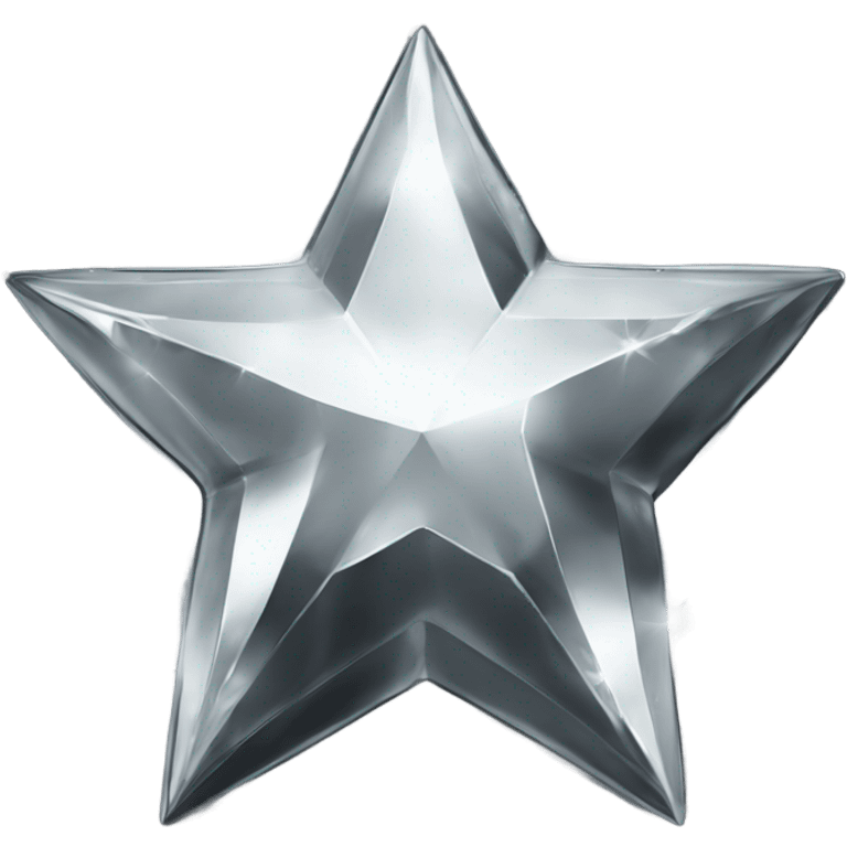 black diamond  sparkle chrome four-point star diamond  emoji