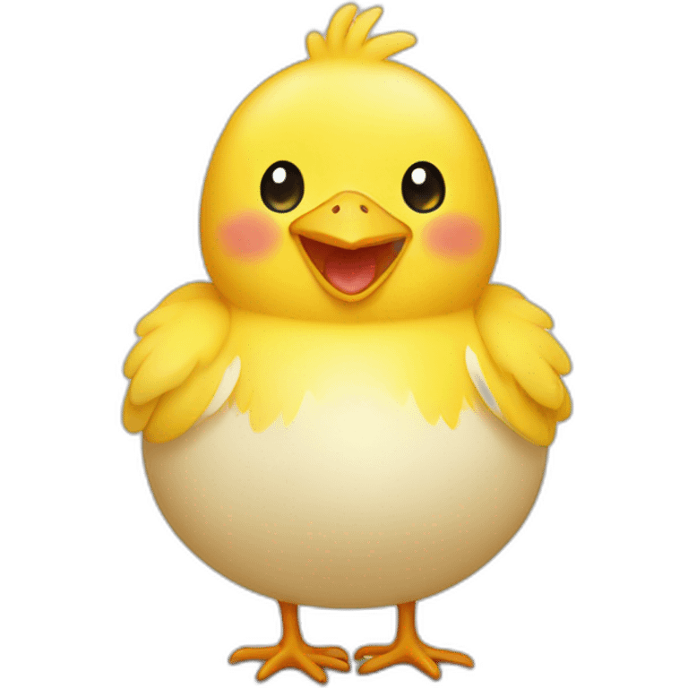 Happy chick emoji