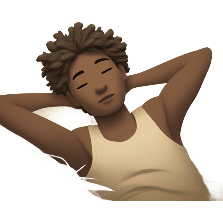 Peasant sleeping on hay bed  emoji