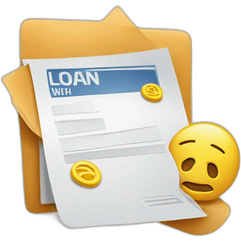 Loan application withdrawal emoji