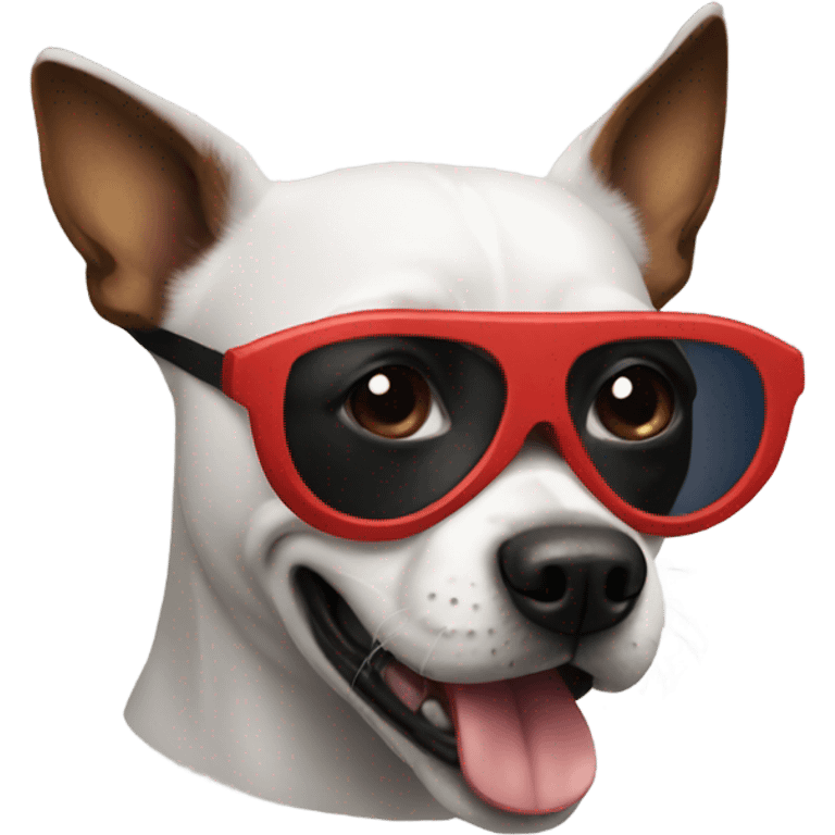 DOG in SPIDER MAN mask emoji