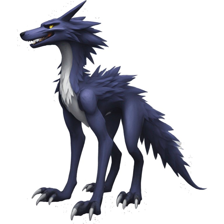 Cool Edgy Sergal species full body emoji