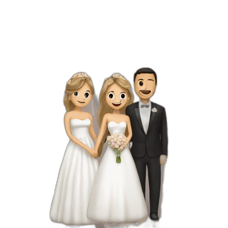 100 people getting married emoji