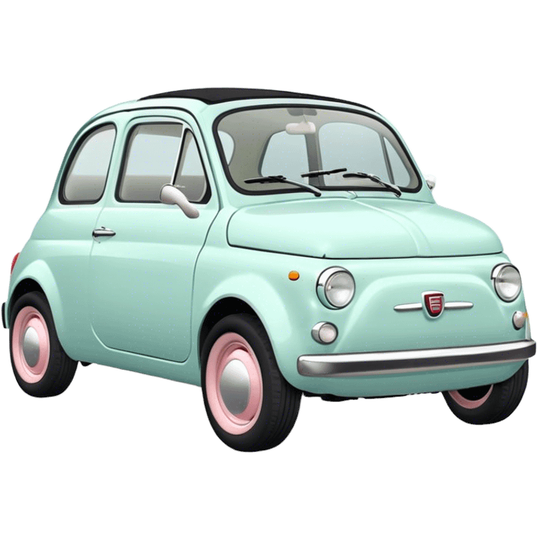 Fiat 500 Pastel  emoji