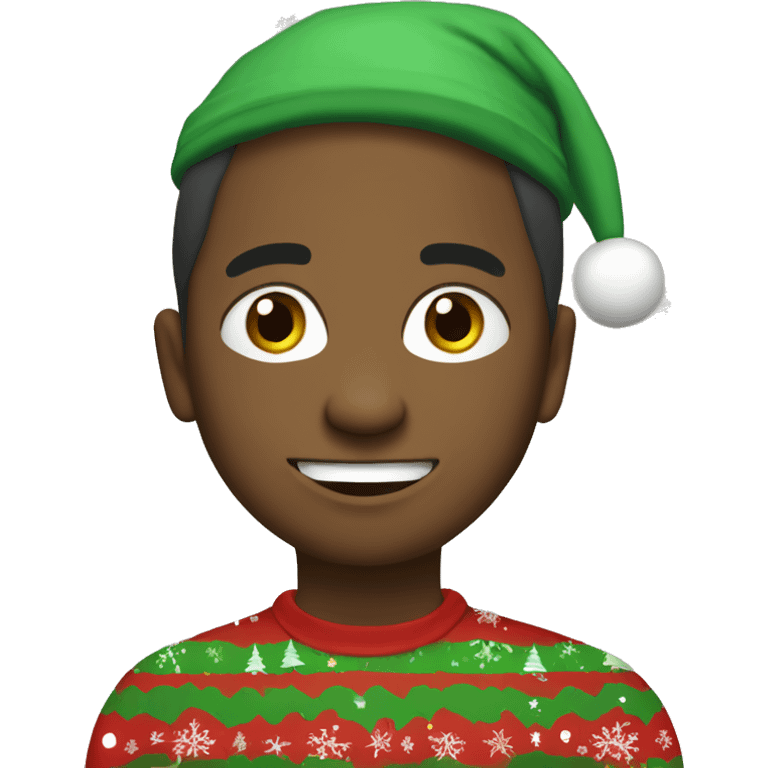 The name “Ziel” as a Christmas cartoon  emoji