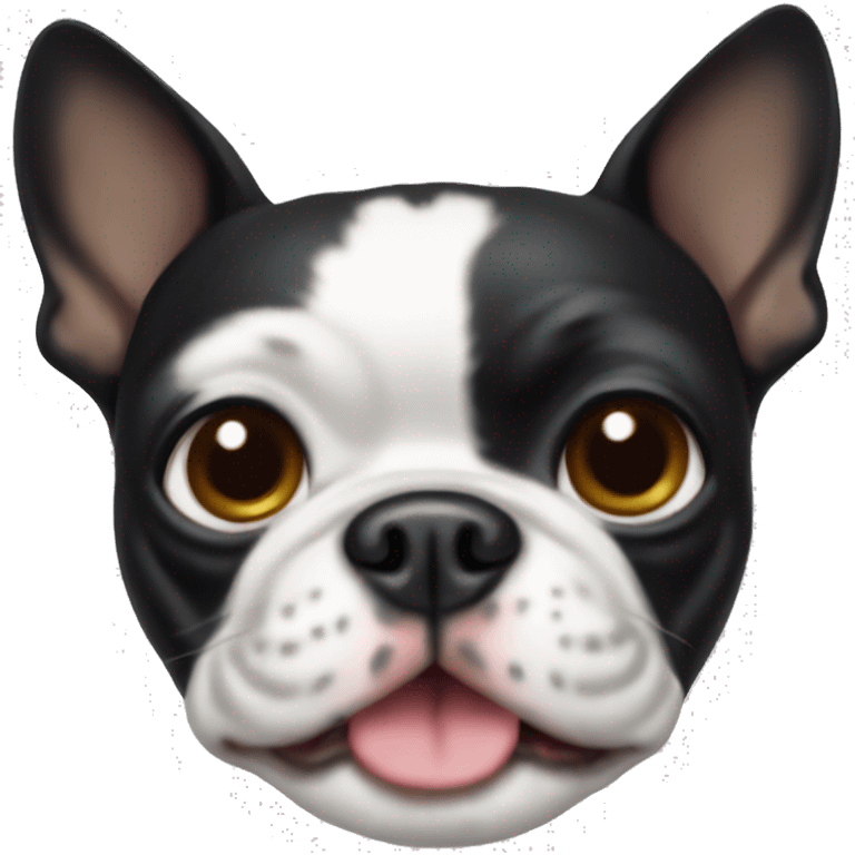 Boston terrier dog emoji