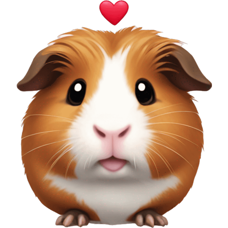 guinea pig with heart emoji