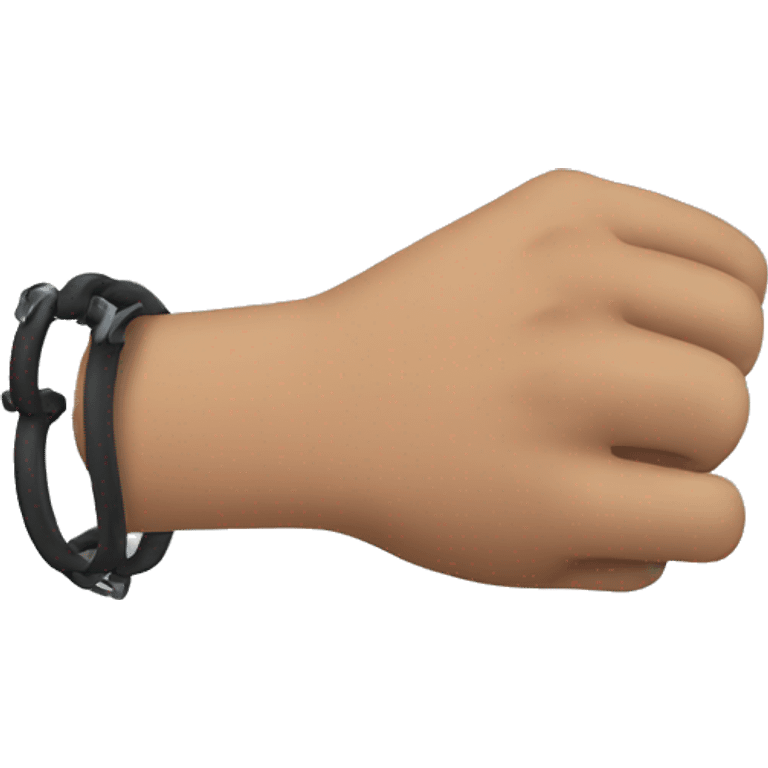 Man Hand cuffed emoji