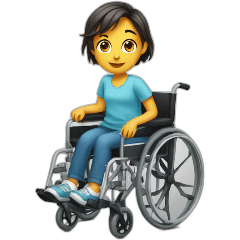 Disabled+cute+girl emoji