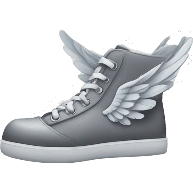 A shoe with wings emoji