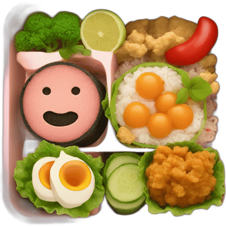 vegan bento box emoji