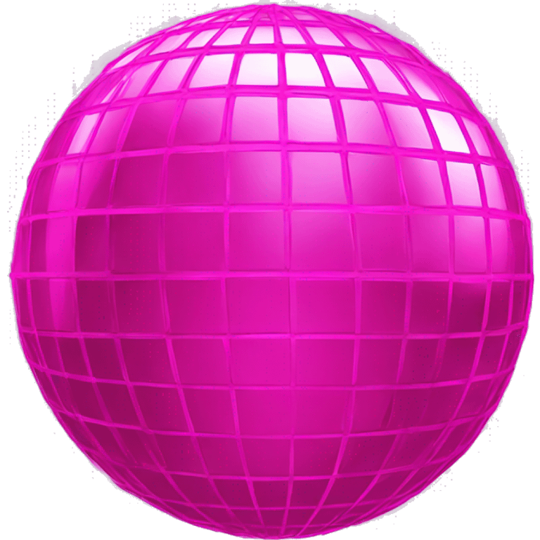 hot pink disco ball emoji