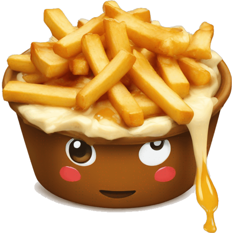 poutine eating poutine emoji