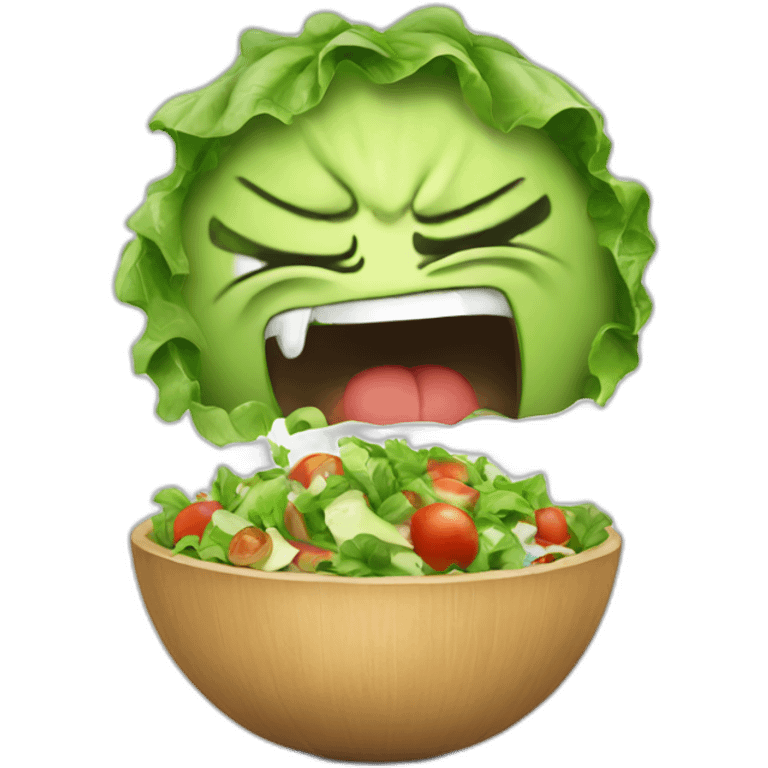 angry salad emoji