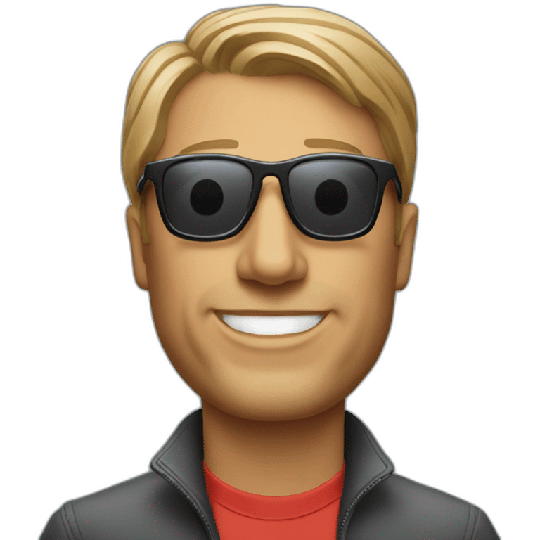 Chris Anderson TED Talks wearing sunglasses emoji