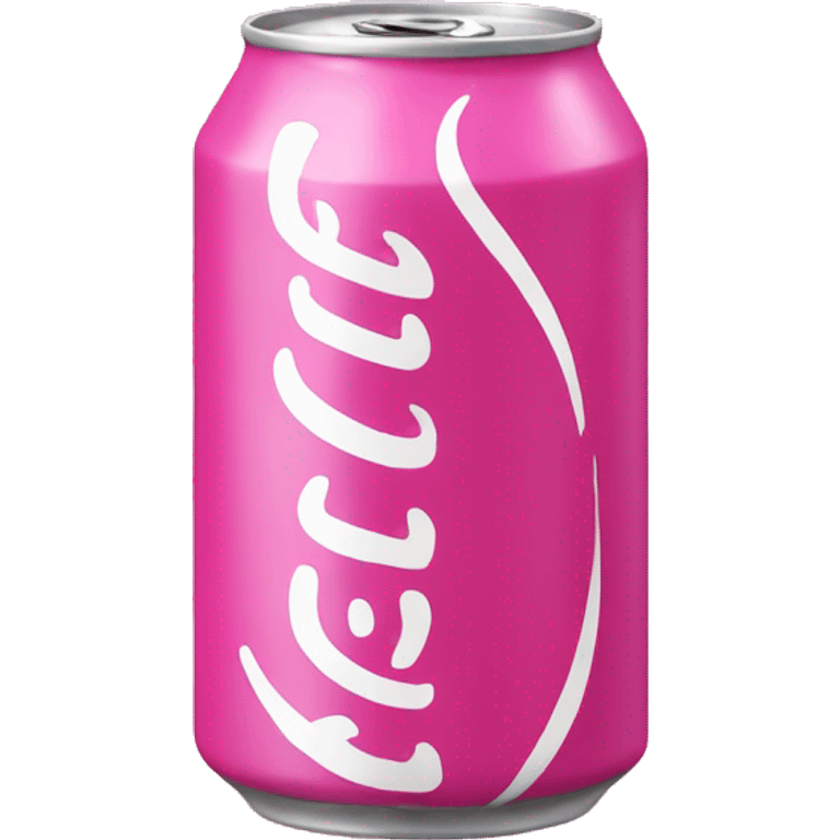 Pink cola can  emoji