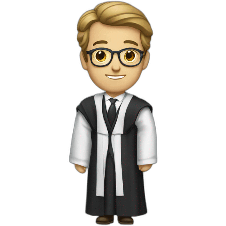 French lawyer robe  emoji