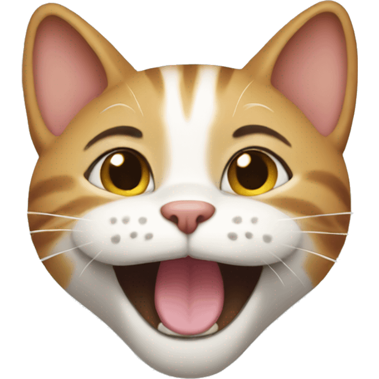 Happy cat emoji