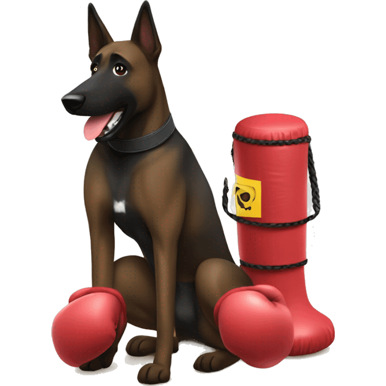 boxing Training The Belgian Shepherd emoji