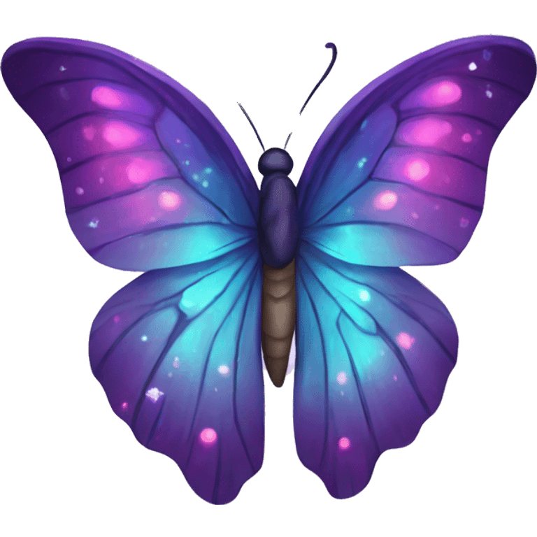 Nebula Crystal Butterfly emoji