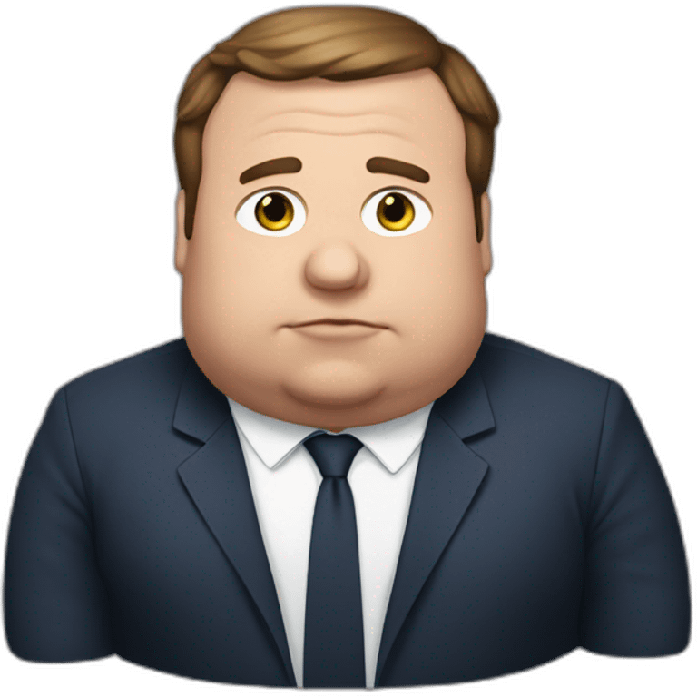 macron obese emoji