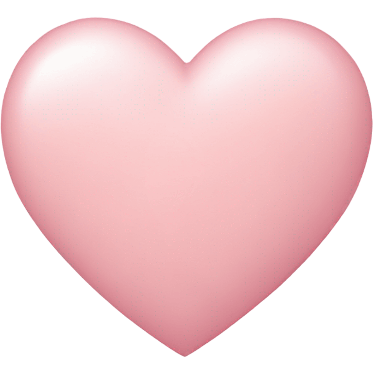 Light pink heart emoji