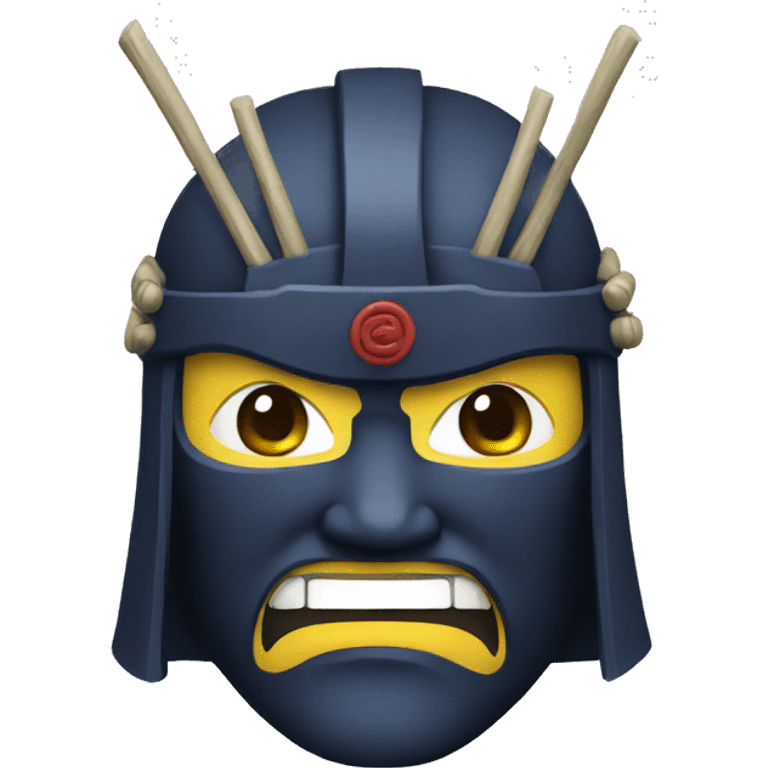 samurai mask emoji