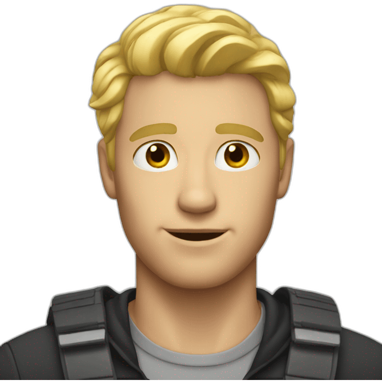 blonde haired man emoji