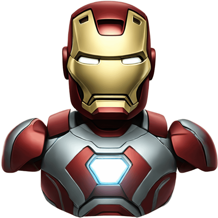 réalistic Fat iron man emoji