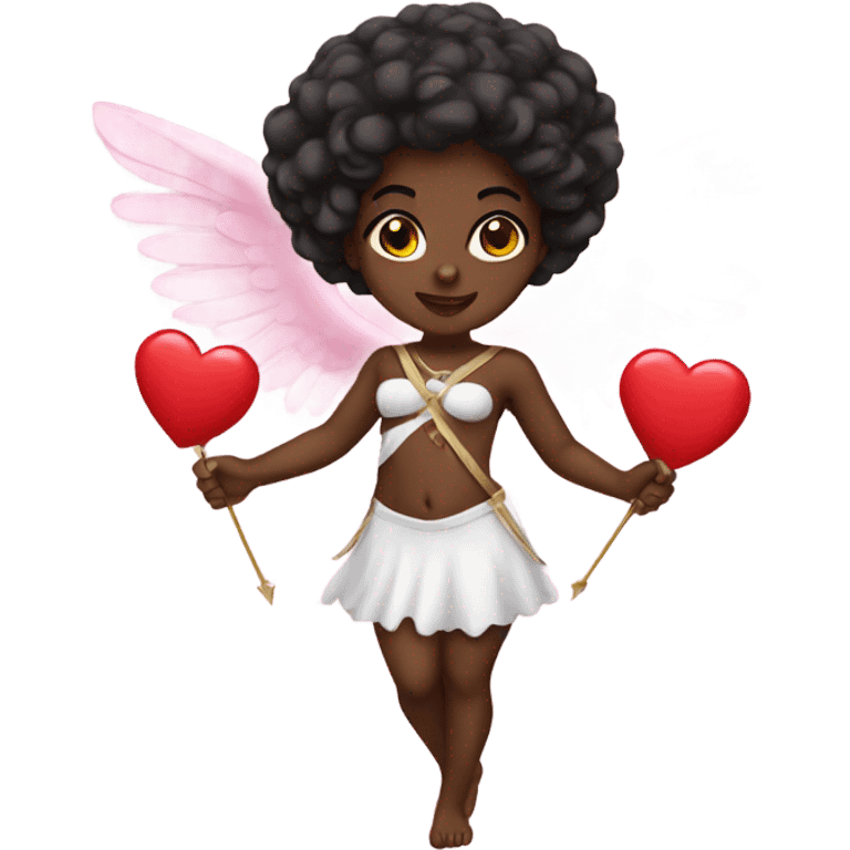 Black woman Cupid emoji