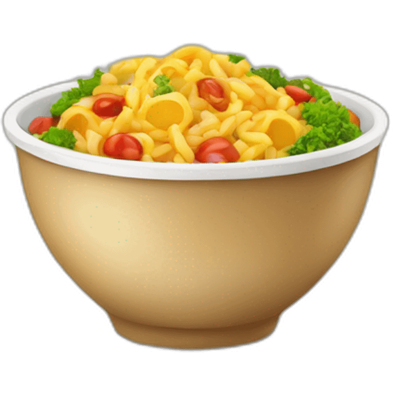 halal food in bowl emoji