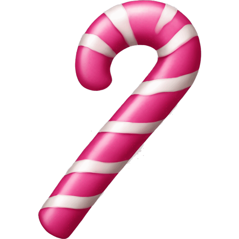 Pink candy cane emoji