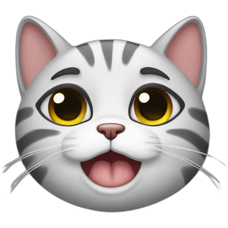 funny crying cat emoji