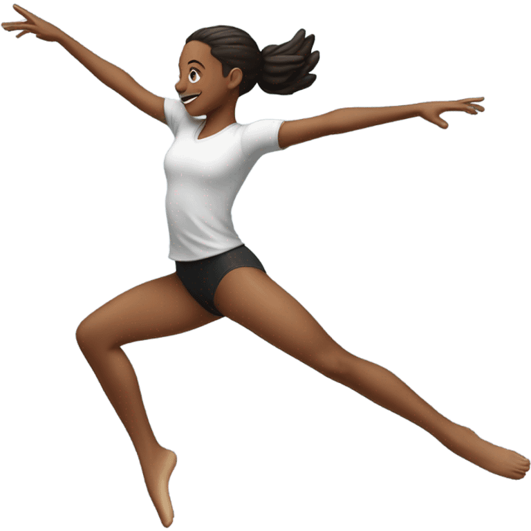 A girl flipping someone  emoji