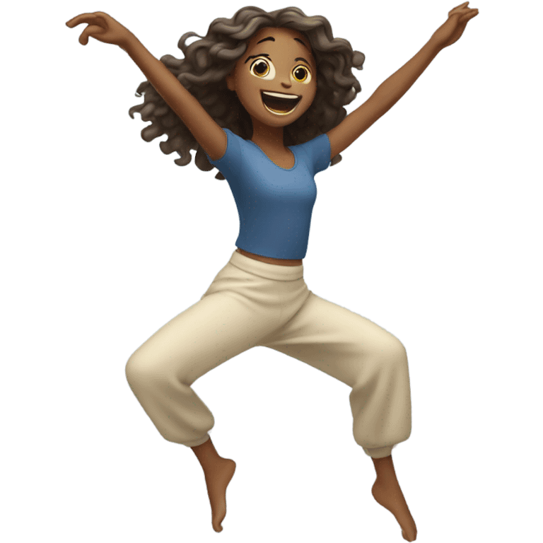 Girl dancing emoji