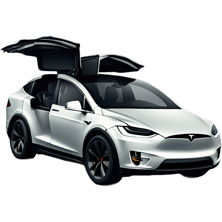 Tesla model x plaid emoji