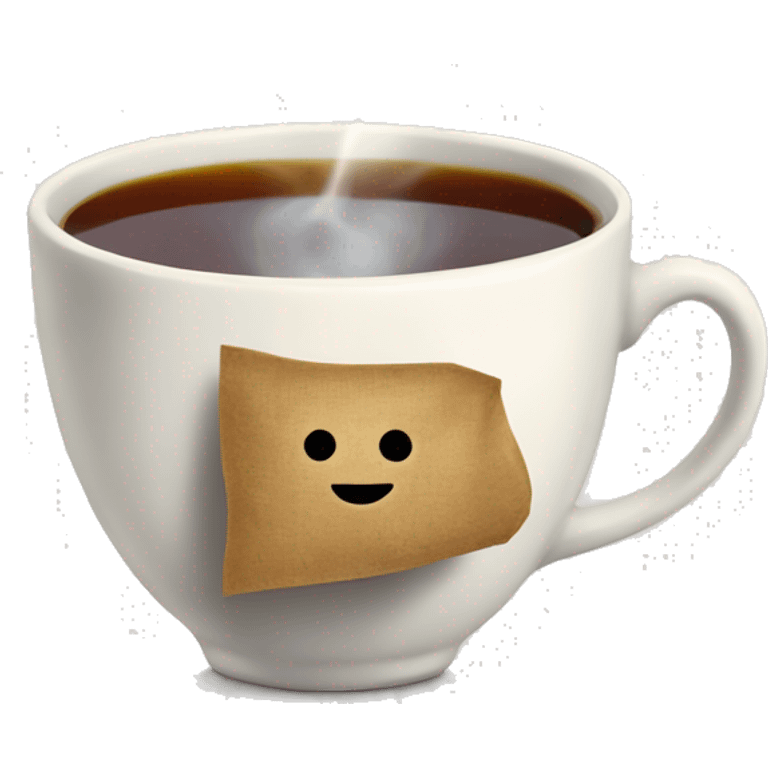 tea bag in cup emoji