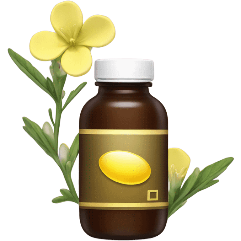 Evening Primrose Oil supplement emoji