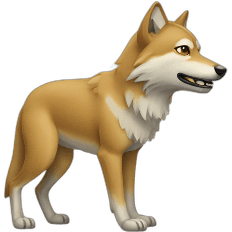 sand wolf emoji