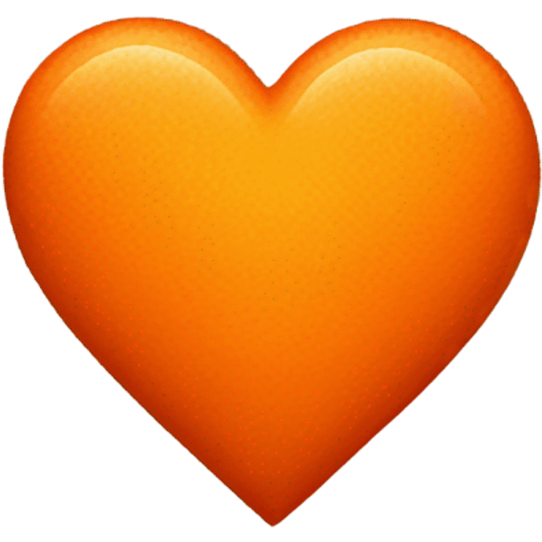 Orange heart emoji