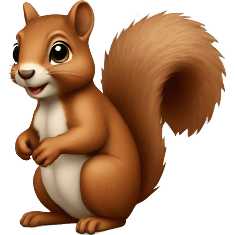 Squirrel designer emoji