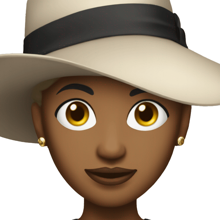 Gangsta mama in fedora emoji