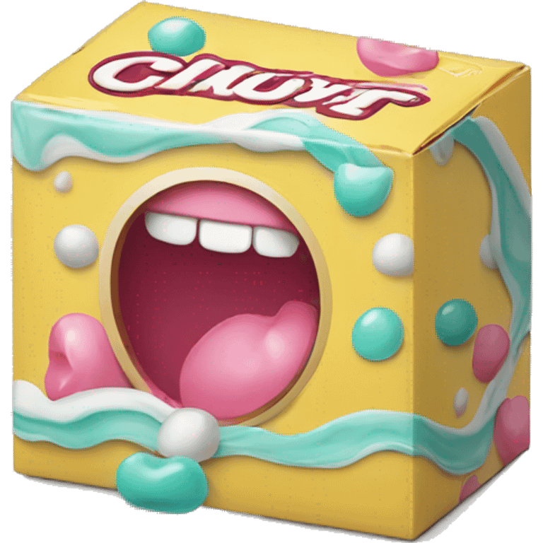 box of chewing gum emoji