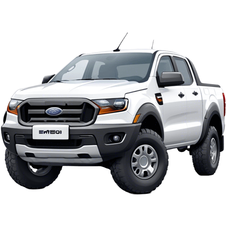 Ford Ranger - Ford (Model Year: 2024) (Iconic colour: White) emoji