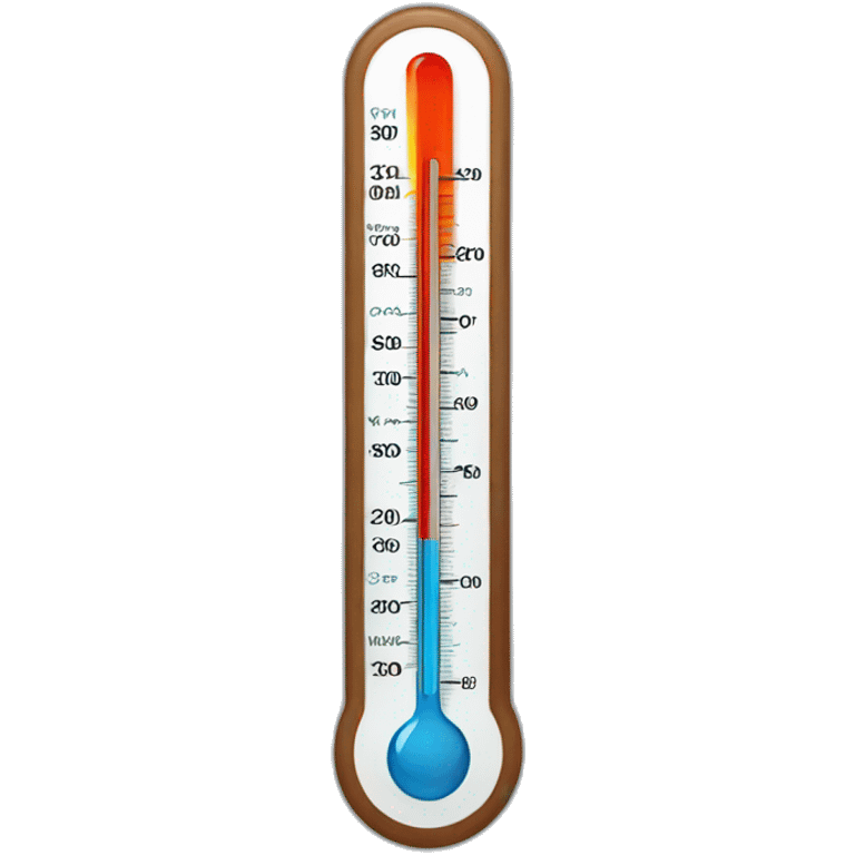 thermometer 90 degrees emoji