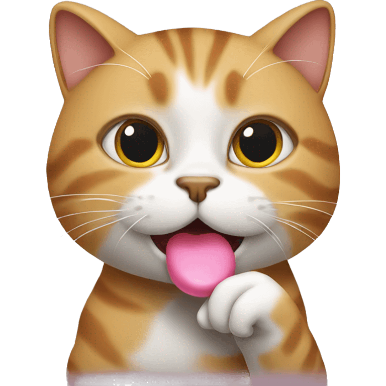 Cat blowing kisses emoji